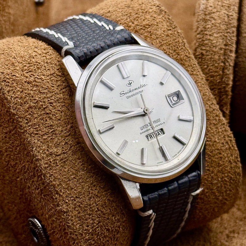 Seiko Seiko - Seikomatic Weekdater 月影 (Tsukikage) – Moon Shadow - No Reserve Price - 6206-8990 - Men - 1965 vintage watch - image 13