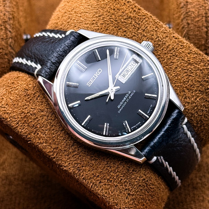 Seiko Seiko - Business-A [Serviced] 放光 – Hōkō – Emitted Light - No reserve price - 8346-8030 - Men - 1977 vintage watch - image 6