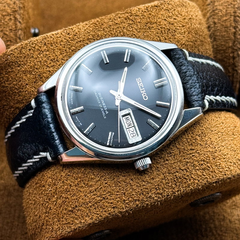 Seiko Seiko - Business-A [Serviced] 放光 – Hōkō – Emitted Light - No reserve price - 8346-8030 - Men - 1977 vintage watch - image 7