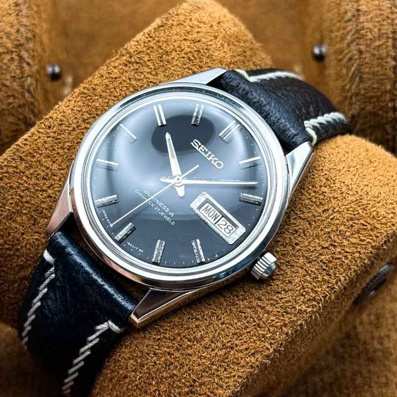 Seiko Seiko - Business-A [Serviced] 放光 – Hōkō – Emitted Light - No reserve price - 8346-8030 - Men - 1977 vintage watch - image 3