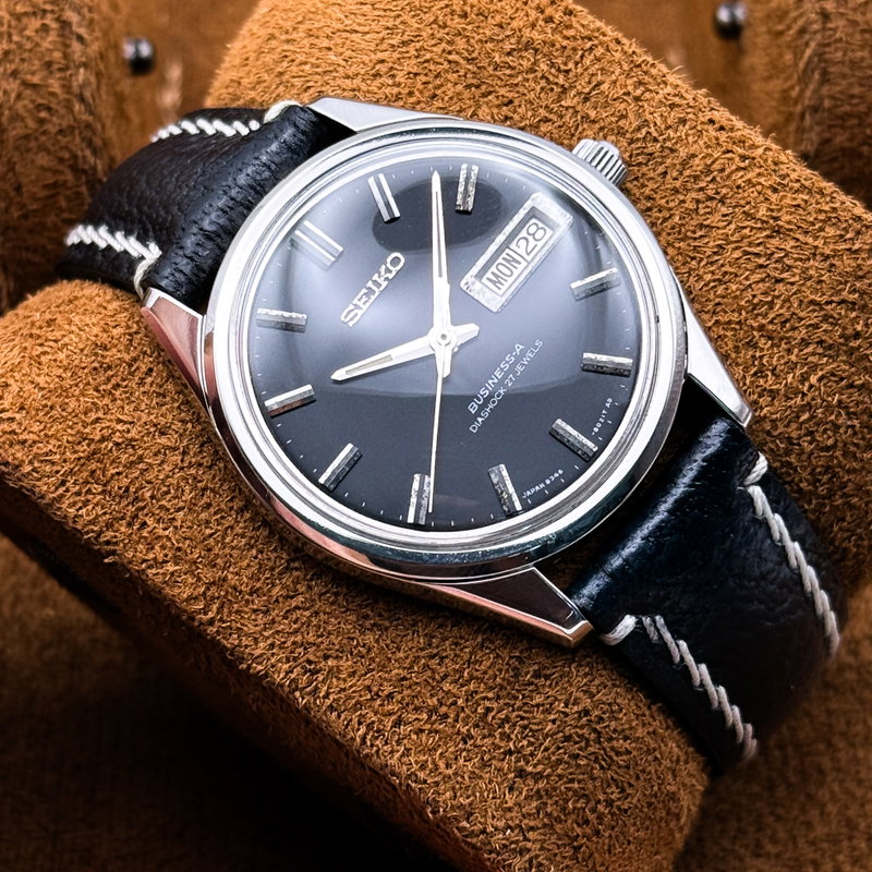 Seiko Seiko - Business-A [Serviced] 放光 – Hōkō – Emitted Light - No reserve price - 8346-8030 - Men - 1977 vintage watch - image 9