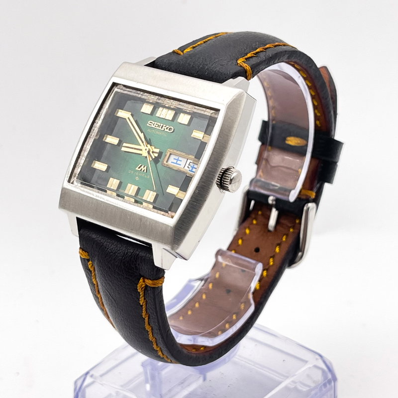 Seiko Seiko - LM "Gradient Green Sunburst" 明断 (Meidan) – Sharp Clarity - No Reserve Price - 5606-5180 - Men - 1974 vintage watch - image 16
