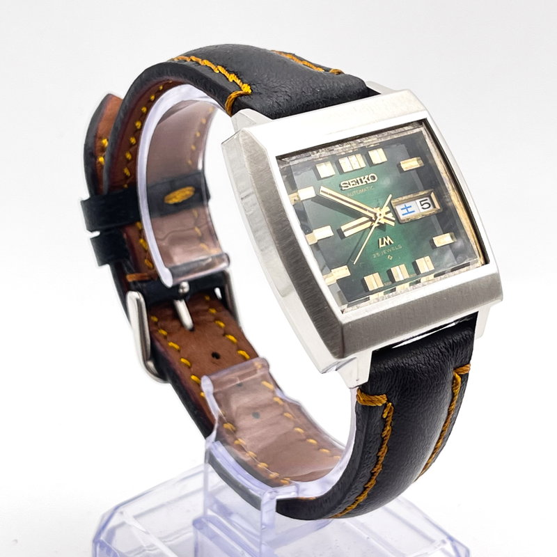 Seiko Seiko - LM "Gradient Green Sunburst" 明断 (Meidan) – Sharp Clarity - No Reserve Price - 5606-5180 - Men - 1974 vintage watch - image 19