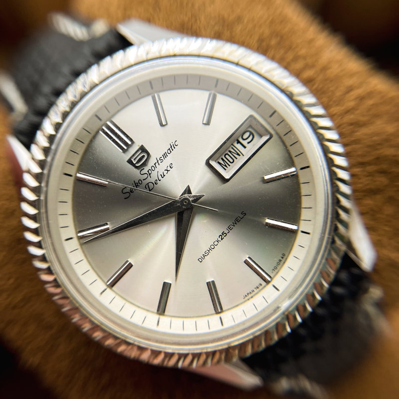 Seiko Seiko - Sportsmatic Deluxe 真跡 (Shinseki) – True Trace - No Reserve Price - 7619-9000 - Men - 1966 vintage watch - image 4