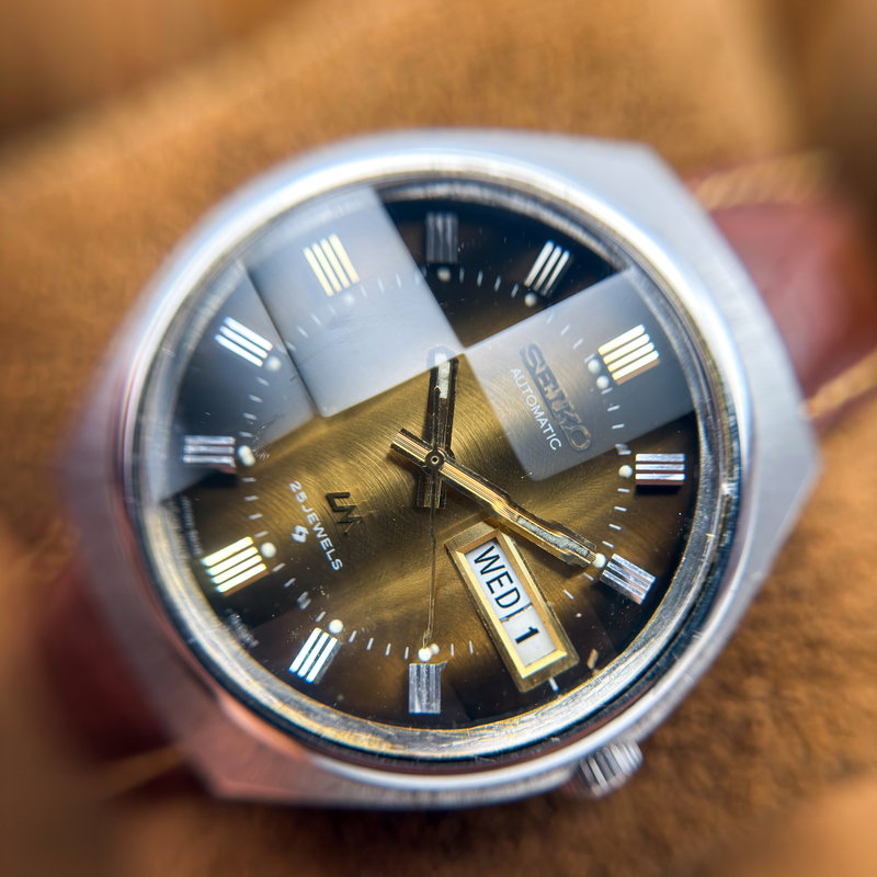 Seiko Seiko - Lord Matic "Gradient Golden Sunburst" 輝面 (Kimetsu) – Radiant Surface - No reserve price - 5606-7300 - Men - 1973 vintage watch - image 20