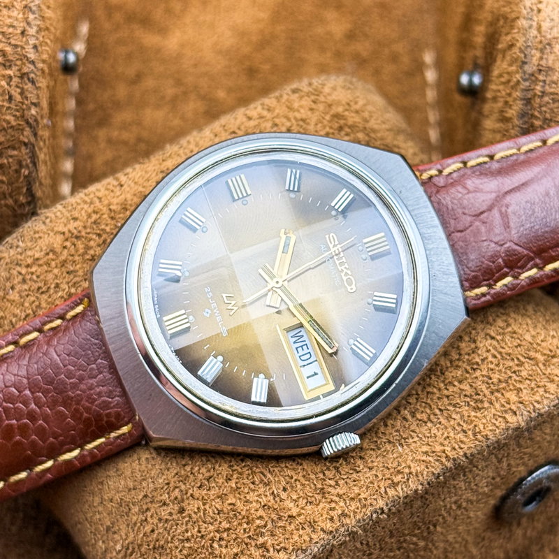 Seiko Seiko - Lord Matic "Gradient Golden Sunburst" 輝面 (Kimetsu) – Radiant Surface - No reserve price - 5606-7300 - Men - 1973 vintage watch - image 27