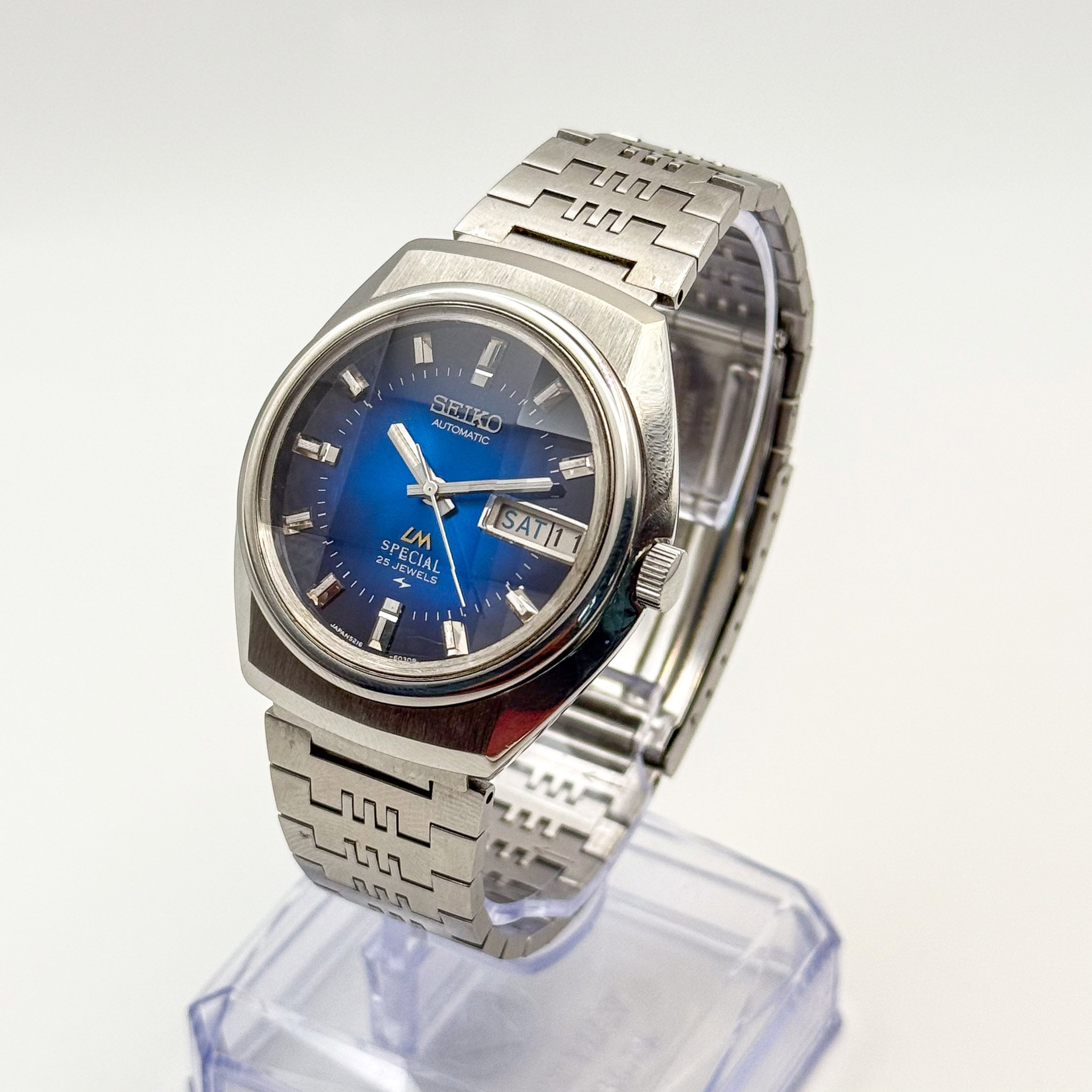 Seiko - Lord Matic Special "Gradient Blue Sunburst" [Near-Mint] [Serviced] - 5216-6020 - Men - 1973