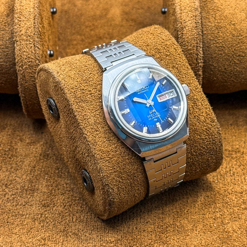 Seiko Seiko - Lord Matic Special "Gradient Blue Sunburst" [Near-Mint] [Serviced] - 5216-6020 - Men - 1973 vintage watch - image 14