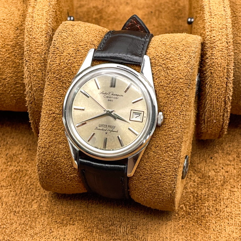 Seiko Seiko - Champion Calendar 時色 (Jishoku) – Color of Time - No Reserve Price - J13078 - Men - 1963 vintage watch - image 10