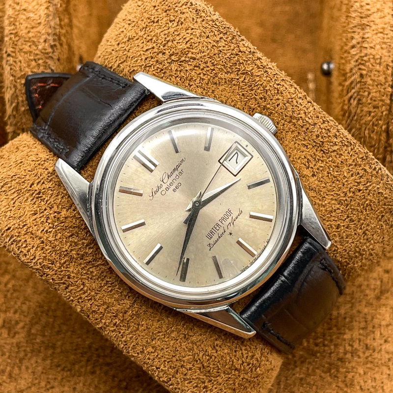 Seiko Seiko - Champion Calendar 時色 (Jishoku) – Color of Time - No Reserve Price - J13078 - Men - 1963 vintage watch - image 12