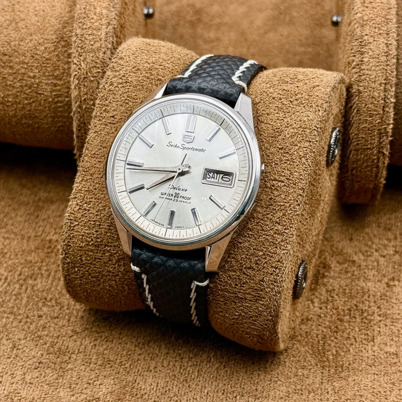 Seiko Seiko - Sportsmatic Deluxe 光羽 (Kōba) – Light Feather - No Reserve Price - 7619-7010 - Men - 1966 vintage watch - image 2
