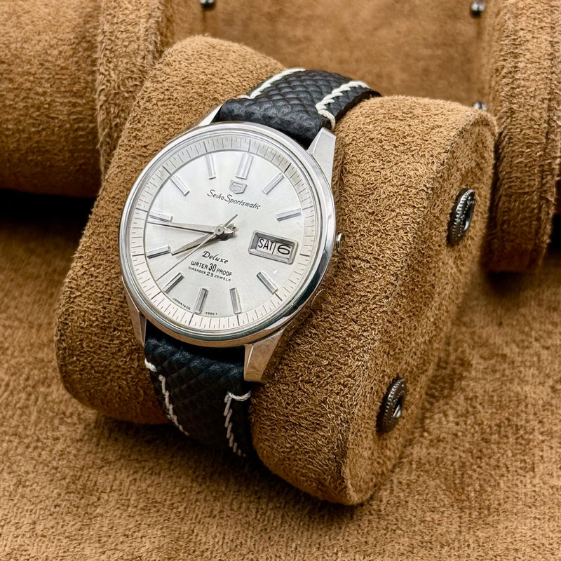 Seiko Seiko - Sportsmatic Deluxe 光羽 (Kōba) – Light Feather - No Reserve Price - 7619-7010 - Men - 1966 vintage watch - image 3