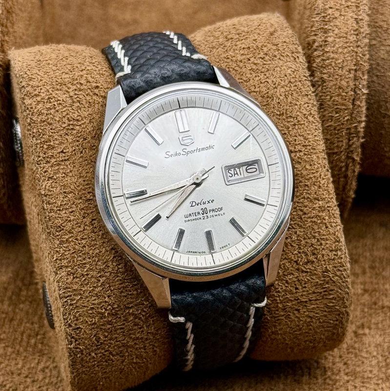 Seiko Seiko - Sportsmatic Deluxe 光羽 (Kōba) – Light Feather - No Reserve Price - 7619-7010 - Men - 1966 vintage watch - image 4