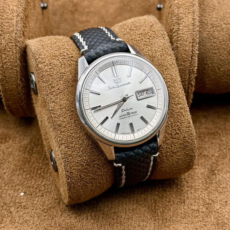 Seiko Seiko - Sportsmatic Deluxe 光羽 (Kōba) – Light Feather - No Reserve Price - 7619-7010 - Men - 1966 vintage watch - image 1