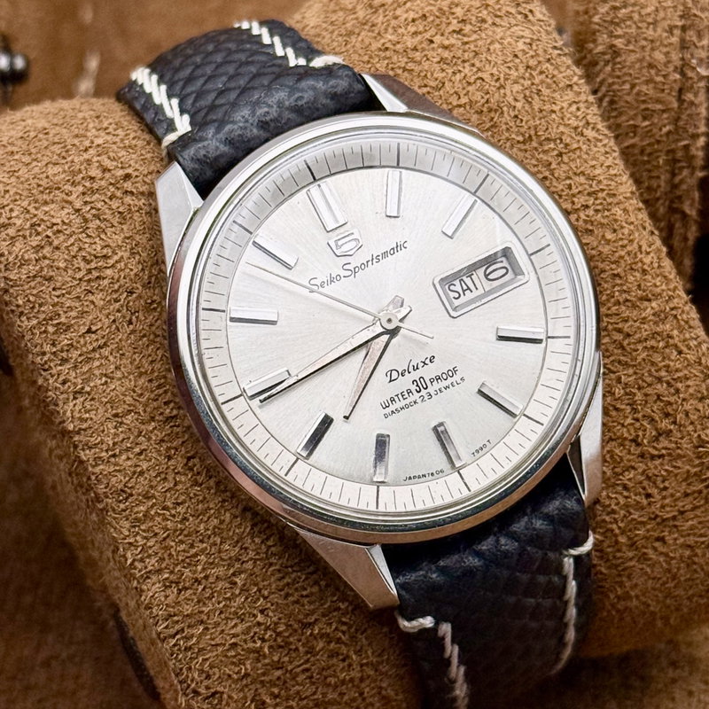 Seiko Seiko - Sportsmatic Deluxe 光羽 (Kōba) – Light Feather - No Reserve Price - 7619-7010 - Men - 1966 vintage watch - image 5