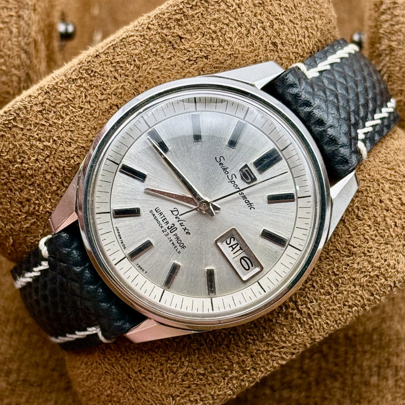 Seiko Seiko - Sportsmatic Deluxe 光羽 (Kōba) – Light Feather - No Reserve Price - 7619-7010 - Men - 1966 vintage watch - image 6
