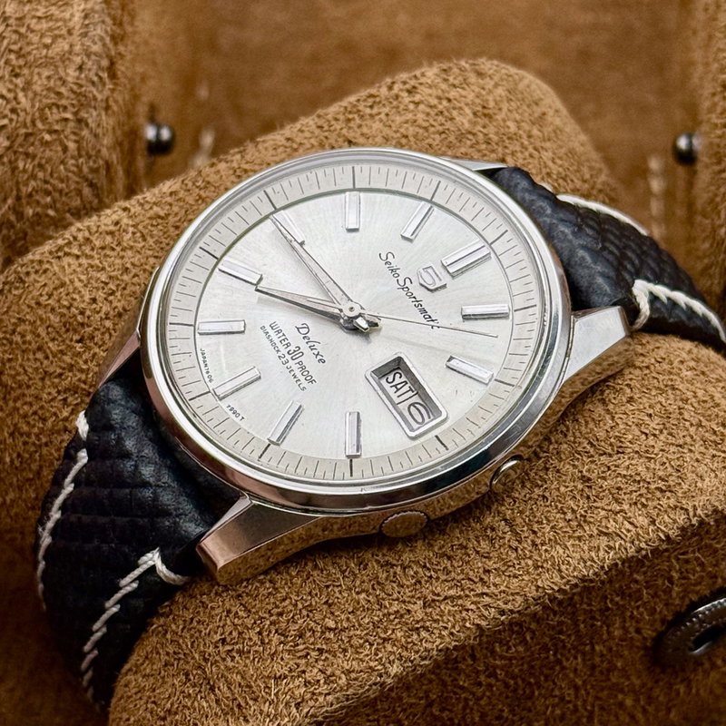 Seiko Seiko - Sportsmatic Deluxe 光羽 (Kōba) – Light Feather - No Reserve Price - 7619-7010 - Men - 1966 vintage watch - image 7