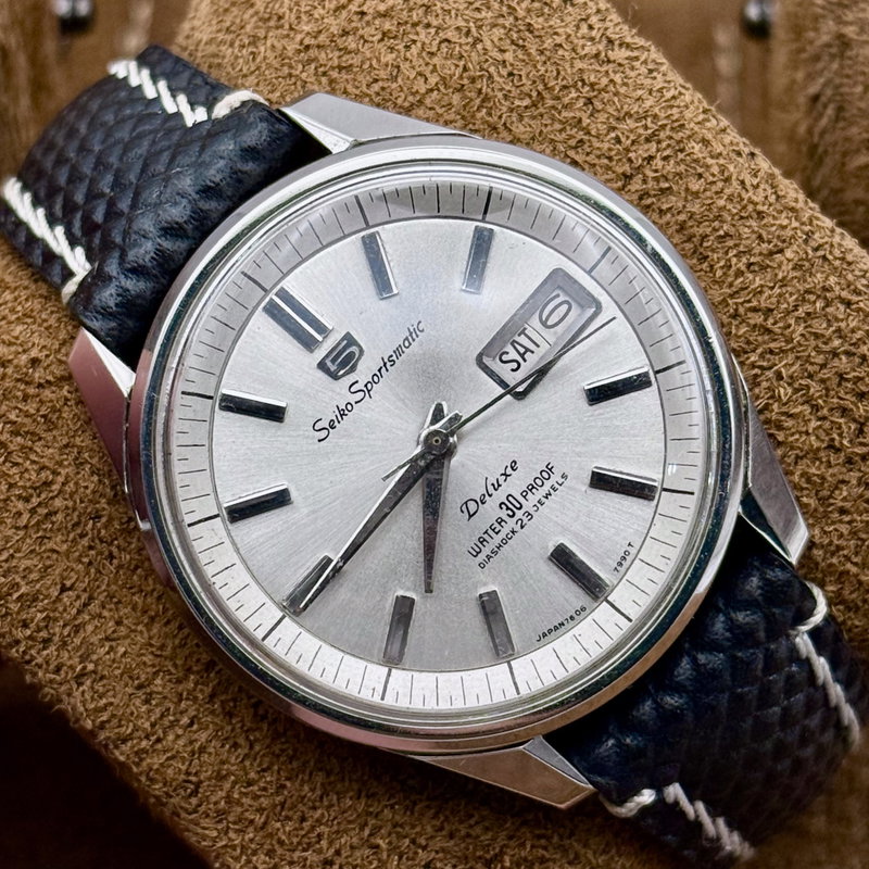 Seiko Seiko - Sportsmatic Deluxe 光羽 (Kōba) – Light Feather - No Reserve Price - 7619-7010 - Men - 1966 vintage watch - image 9
