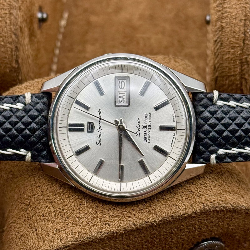 Seiko Seiko - Sportsmatic Deluxe 光羽 (Kōba) – Light Feather - No Reserve Price - 7619-7010 - Men - 1966 vintage watch - image 11