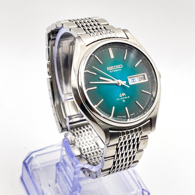 Seiko Seiko - LM "Vivid Jade Sunburst" [Serviced] - No reserve price - 5606-8050 - Men - 1974 vintage watch - image 3