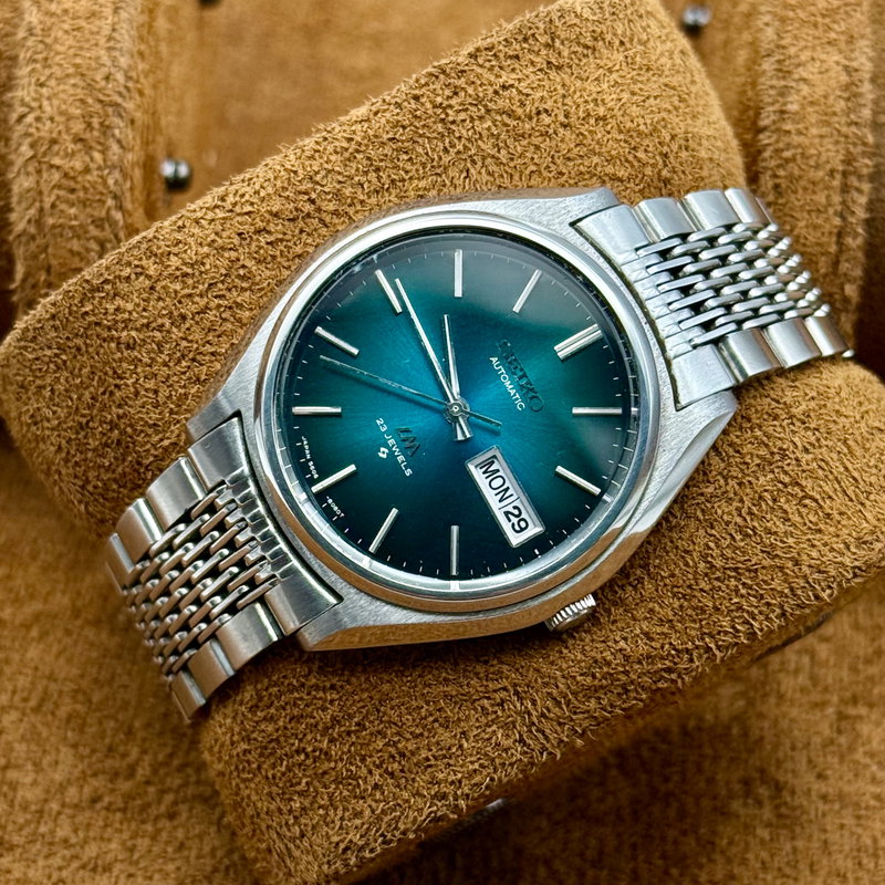 Seiko Seiko - LM "Vivid Jade Sunburst" [Serviced] - No reserve price - 5606-8050 - Men - 1974 vintage watch - image 12