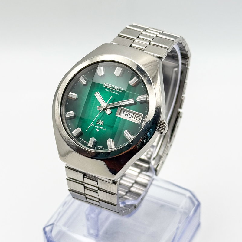 Seiko Seiko - Lord Matic "Gradient Green Sunburst" 重時 (Jūji) – Layered Time - No reserve price - 5606-7360 - Men - 1974 vintage watch - image 1