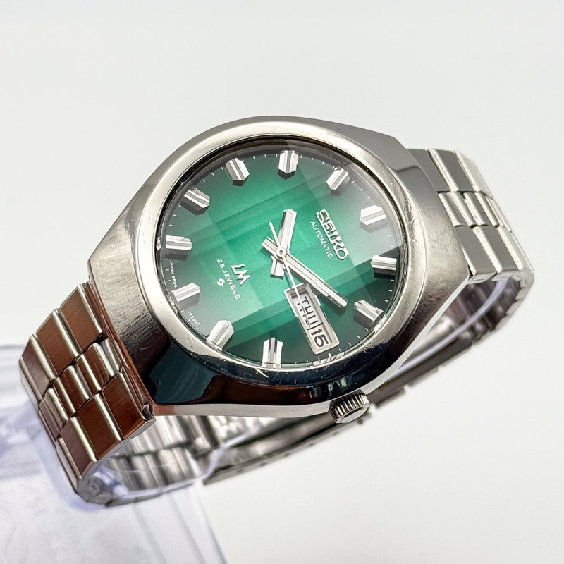 Seiko Seiko - Lord Matic "Gradient Green Sunburst" 重時 (Jūji) – Layered Time - No reserve price - 5606-7360 - Men - 1974 vintage watch - image 9