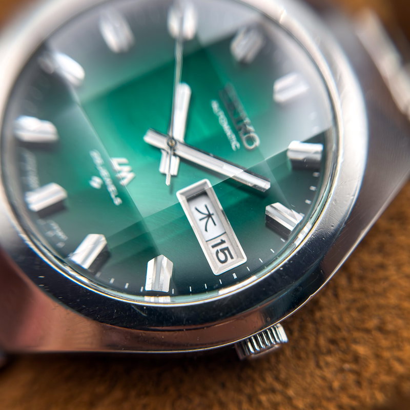 Seiko Seiko - Lord Matic "Gradient Green Sunburst" 重時 (Jūji) – Layered Time - No reserve price - 5606-7360 - Men - 1974 vintage watch - image 19