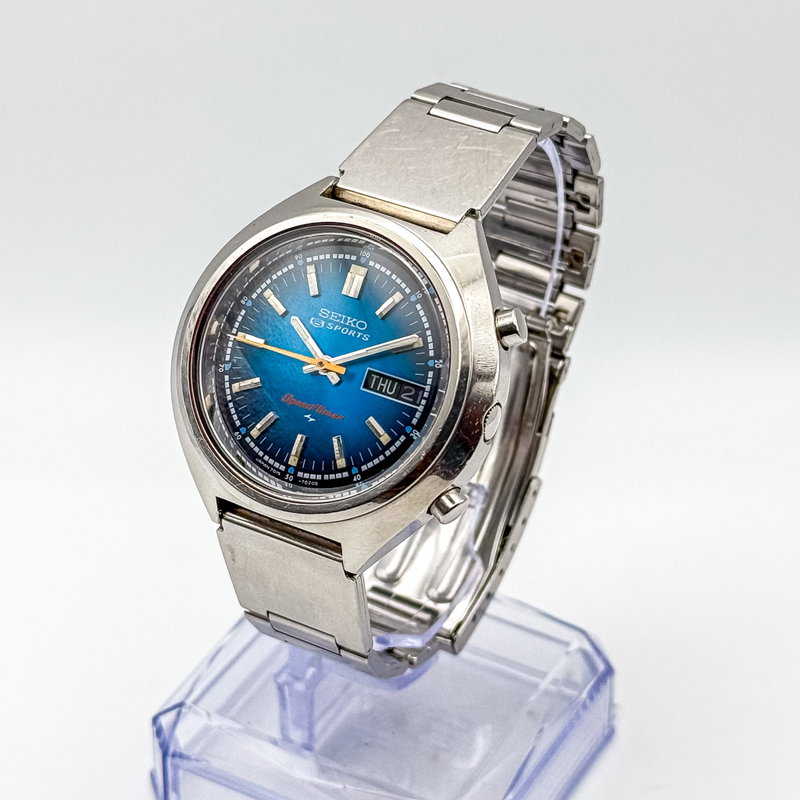 Seiko Seiko - 5 Sports Speed-Timer Chronograph - No reserve price - 7015-7000 - Men - 1973 vintage watch - image 1