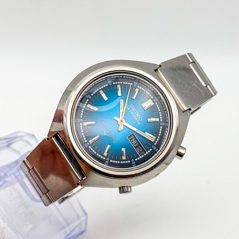 Seiko Seiko - 5 Sports Speed-Timer Chronograph - No reserve price - 7015-7000 - Men - 1973 vintage watch - image 9