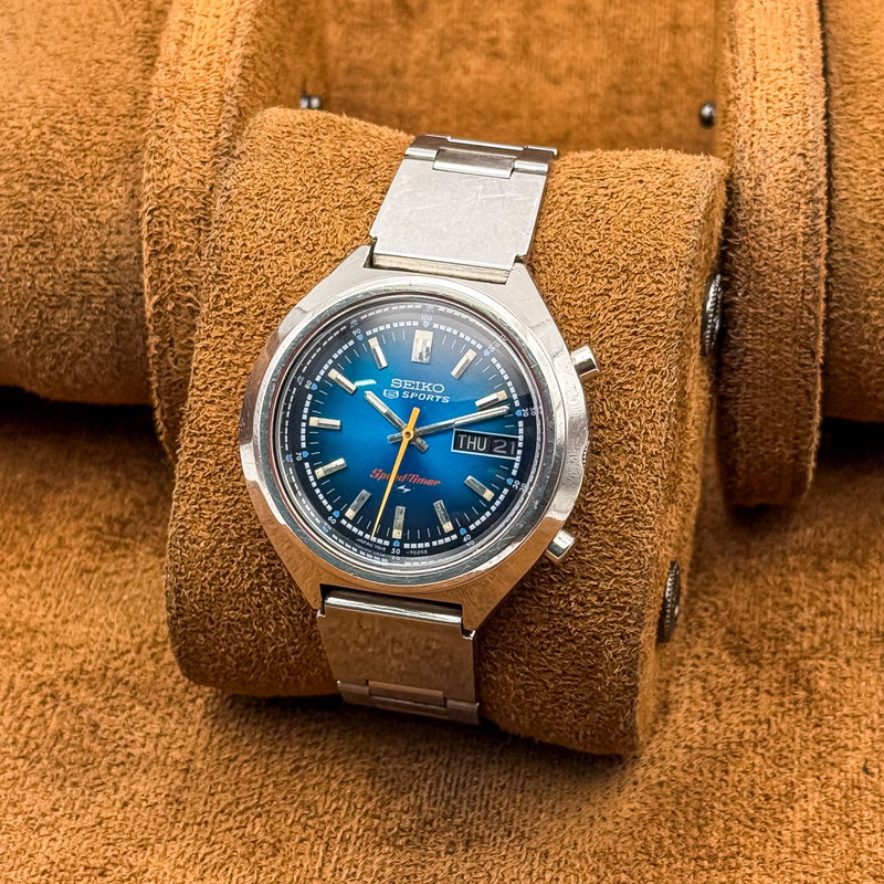 Seiko Seiko - 5 Sports Speed-Timer Chronograph - No reserve price - 7015-7000 - Men - 1973 vintage watch - image 11