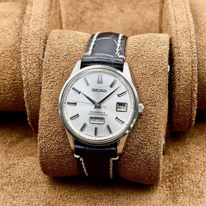 Seiko Seiko - Business-A [Near-Mint ]柔光 – Jūkō – Gentle Light - No Reserve Price - 8346-8030 - Men - 1977 vintage watch - image 12