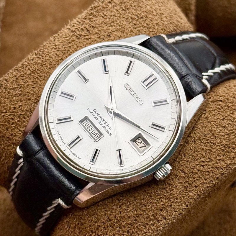 Seiko Seiko - Business-A [Near-Mint ]柔光 – Jūkō – Gentle Light - No Reserve Price - 8346-8030 - Men - 1977 vintage watch - image 2