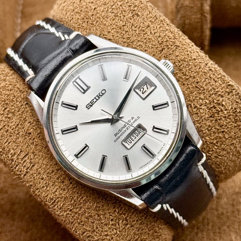 Seiko Seiko - Business-A [Near-Mint ]柔光 – Jūkō – Gentle Light - No Reserve Price - 8346-8030 - Men - 1977 vintage watch - image 19