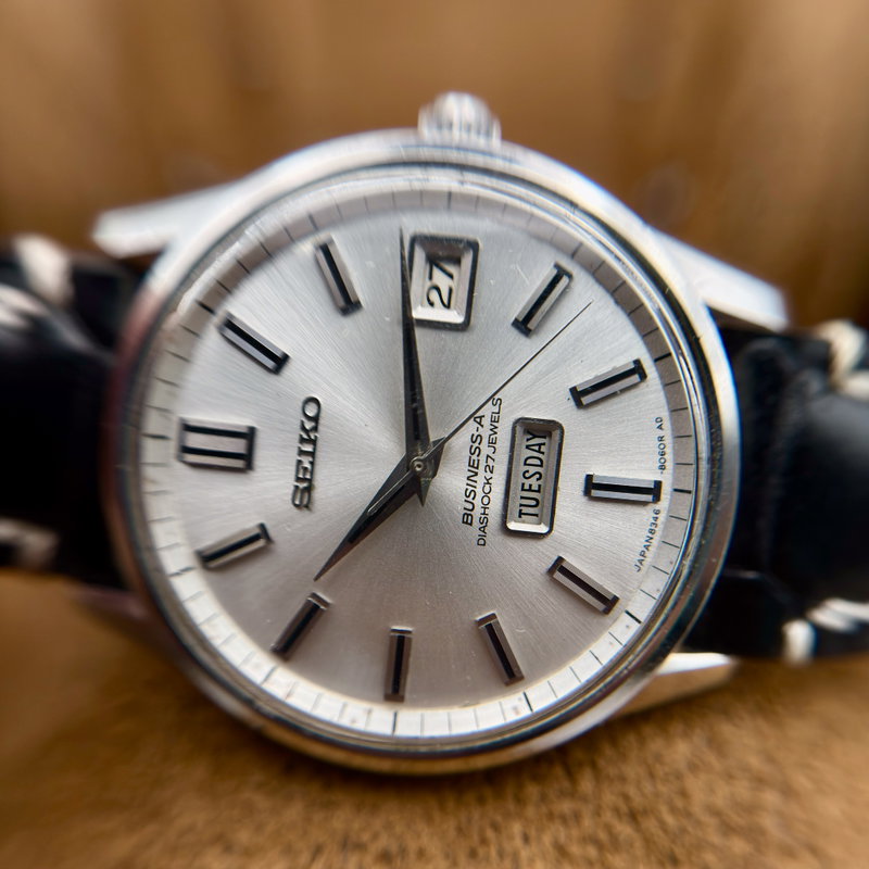 Seiko Seiko - Business-A [Near-Mint ]柔光 – Jūkō – Gentle Light - No Reserve Price - 8346-8030 - Men - 1977 vintage watch - image 23