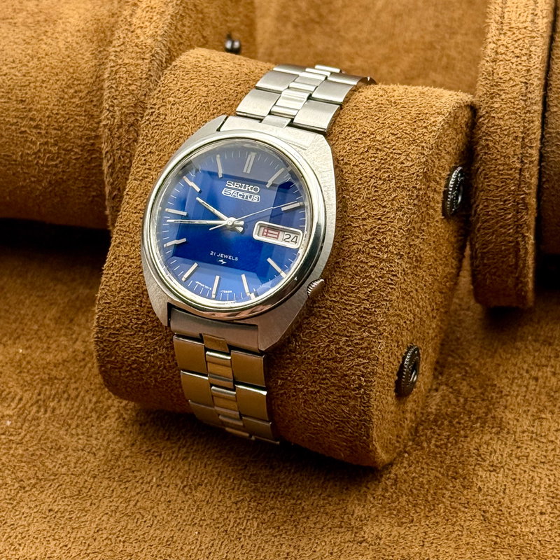 Seiko Seiko - Actus "Vibrant Blue Sunburst" - Ingen mindstepris - 7019-7210 - Men - 1973 vintage watch - image 5