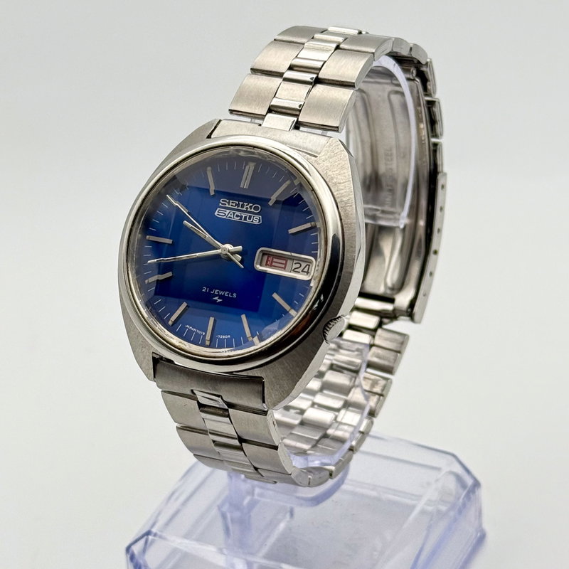 Seiko Seiko - Actus "Vibrant Blue Sunburst" - Ingen mindstepris - 7019-7210 - Men - 1973 vintage watch - image 13