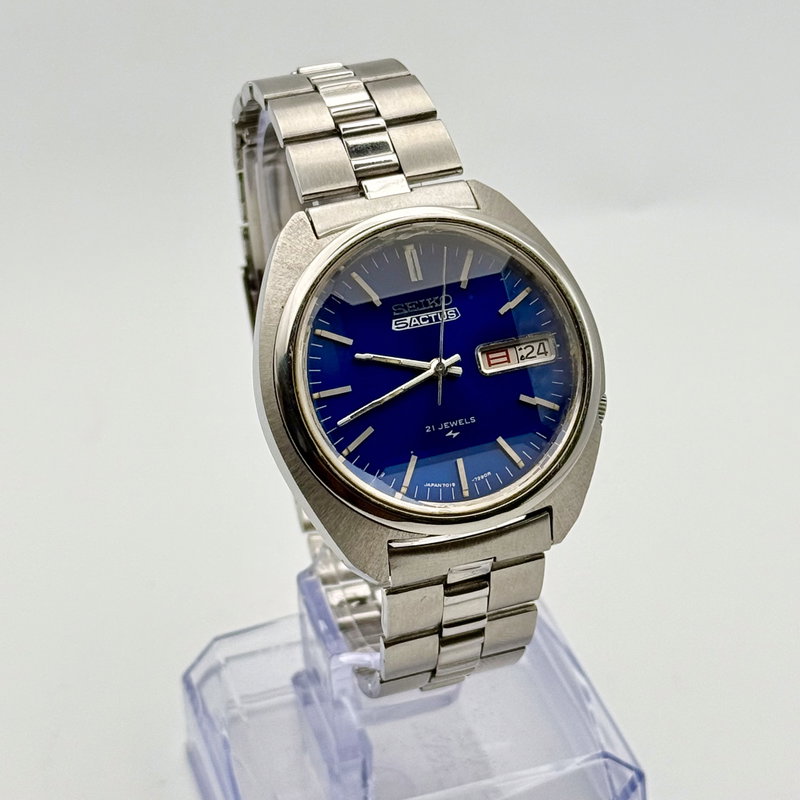Seiko Seiko - Actus "Vibrant Blue Sunburst" - Ingen mindstepris - 7019-7210 - Men - 1973 vintage watch - image 14