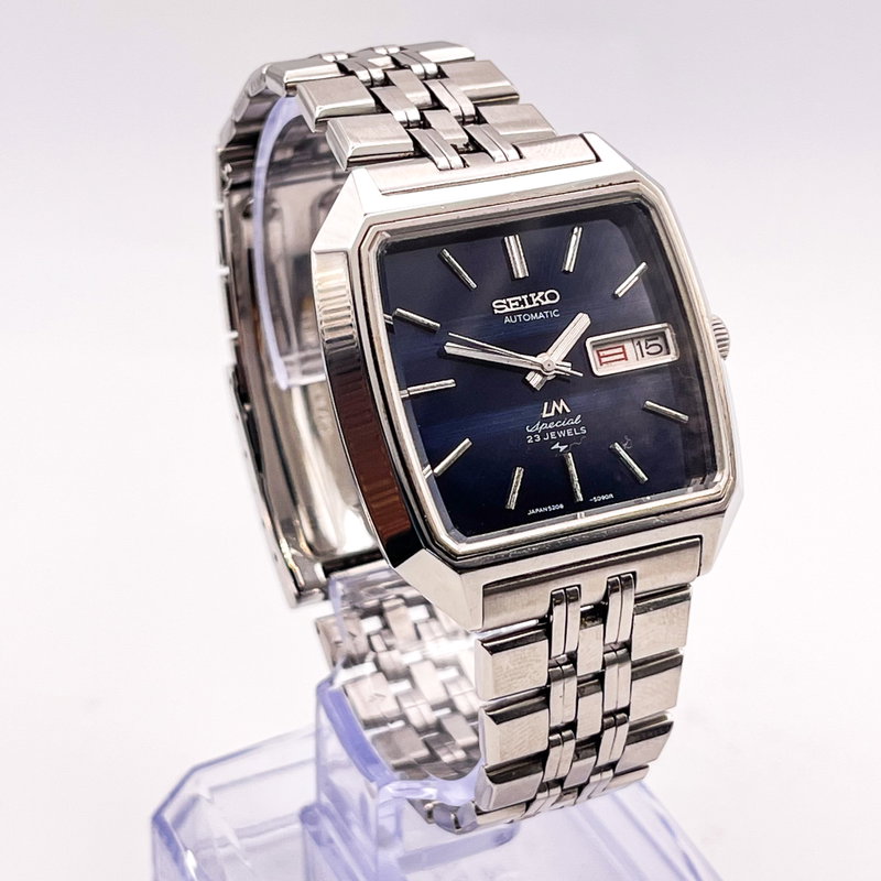 Seiko Seiko - Lord Matic Special "Dark Blue Sunburst" [Serviced] 賢耀 (Ken’yō) – Wise Radiance - No reserve price - 5206-5060 - Men - 1972 vintage watch - image 3