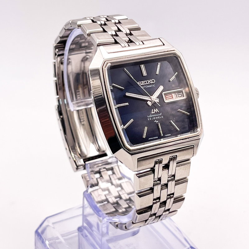 Seiko Seiko - Lord Matic Special "Dark Blue Sunburst" [Serviced] 賢耀 (Ken’yō) – Wise Radiance - No reserve price - 5206-5060 - Men - 1972 vintage watch - image 4