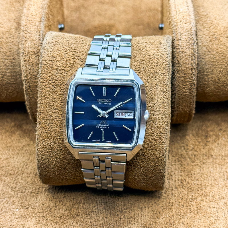 Seiko Seiko - Lord Matic Special "Dark Blue Sunburst" [Serviced] 賢耀 (Ken’yō) – Wise Radiance - No reserve price - 5206-5060 - Men - 1972 vintage watch - image 9