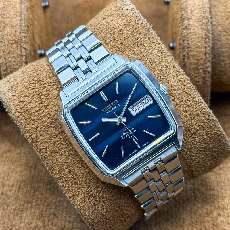 Seiko Seiko - Lord Matic Special "Dark Blue Sunburst" [Serviced] 賢耀 (Ken’yō) – Wise Radiance - No reserve price - 5206-5060 - Men - 1972 vintage watch - image 12