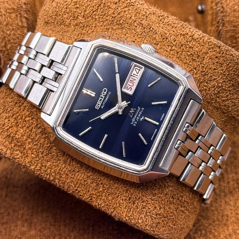 Seiko Seiko - Lord Matic Special "Dark Blue Sunburst" [Serviced] 賢耀 (Ken’yō) – Wise Radiance - No reserve price - 5206-5060 - Men - 1972 vintage watch - image 16