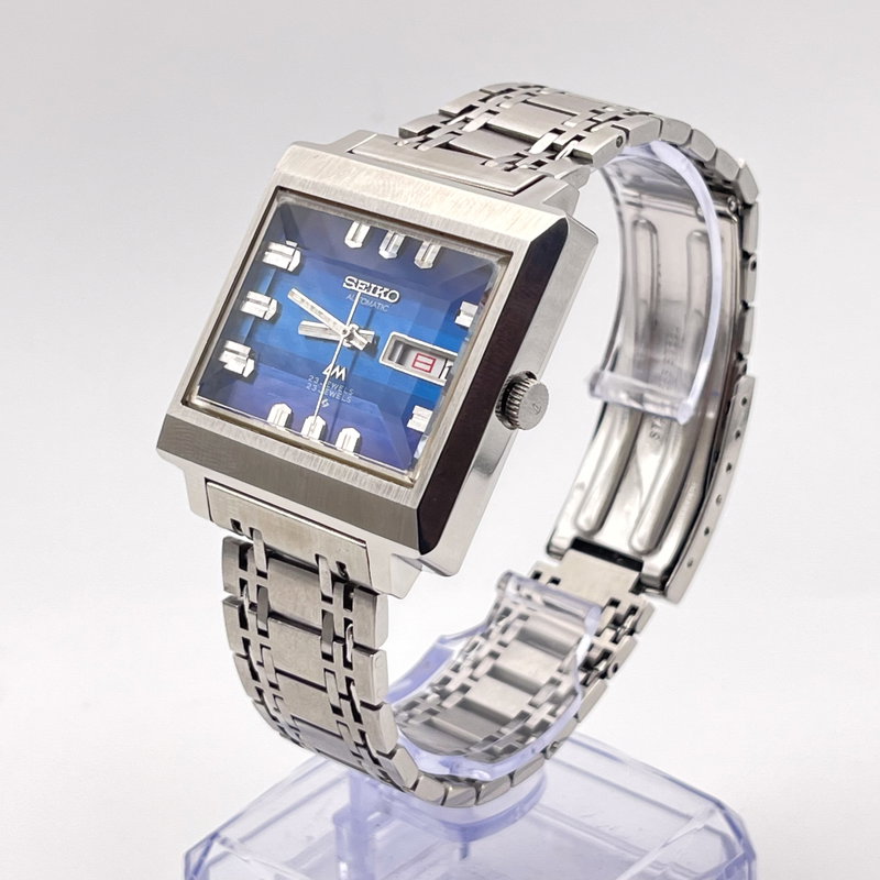 Seiko Seiko - LM "Gradient Blue Sunburst" [Near-Mint] "Serviced" 蒼夢 (Sōmu) – Blue Dream - No Reserve Price - 5606-5080 - Men - 1972 vintage watch - image 3