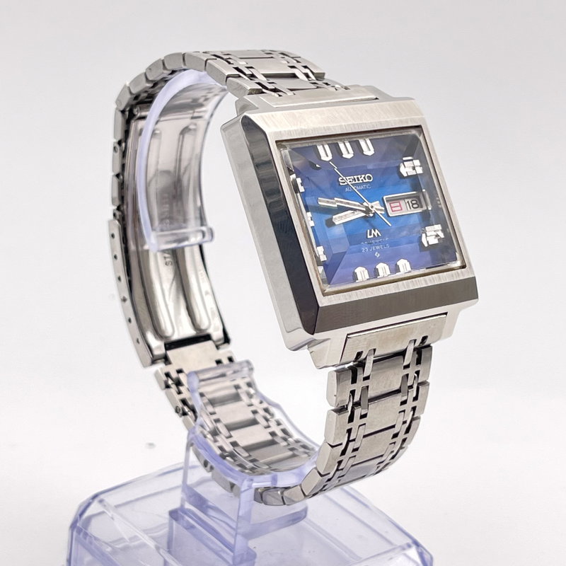 Seiko Seiko - LM "Gradient Blue Sunburst" [Near-Mint] "Serviced" 蒼夢 (Sōmu) – Blue Dream - No Reserve Price - 5606-5080 - Men - 1972 vintage watch - image 5