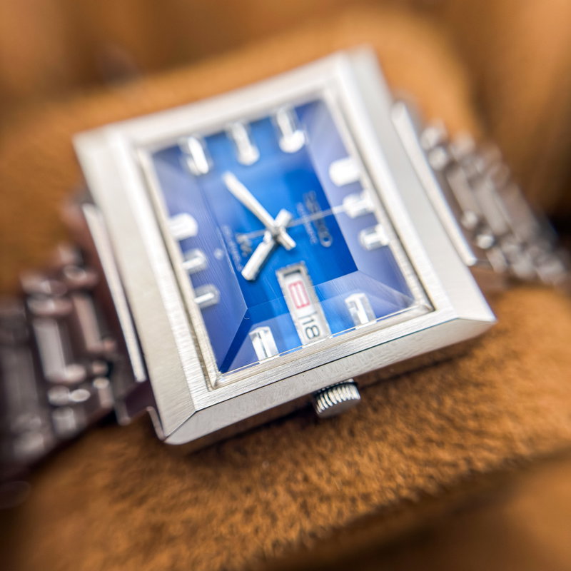 Seiko Seiko - LM "Gradient Blue Sunburst" [Near-Mint] "Serviced" 蒼夢 (Sōmu) – Blue Dream - No Reserve Price - 5606-5080 - Men - 1972 vintage watch - image 17