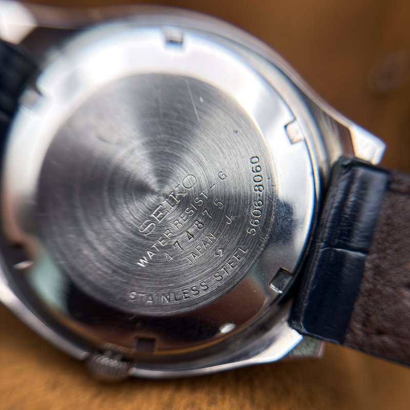 Seiko Seiko - Lord Matic "Gradient Blue Sunburst" [Serviced] 彩夢 (Saimu) – Colorful Dream - No Reserve Price - 5606-8060 - Men - 1974 vintage watch - image 21