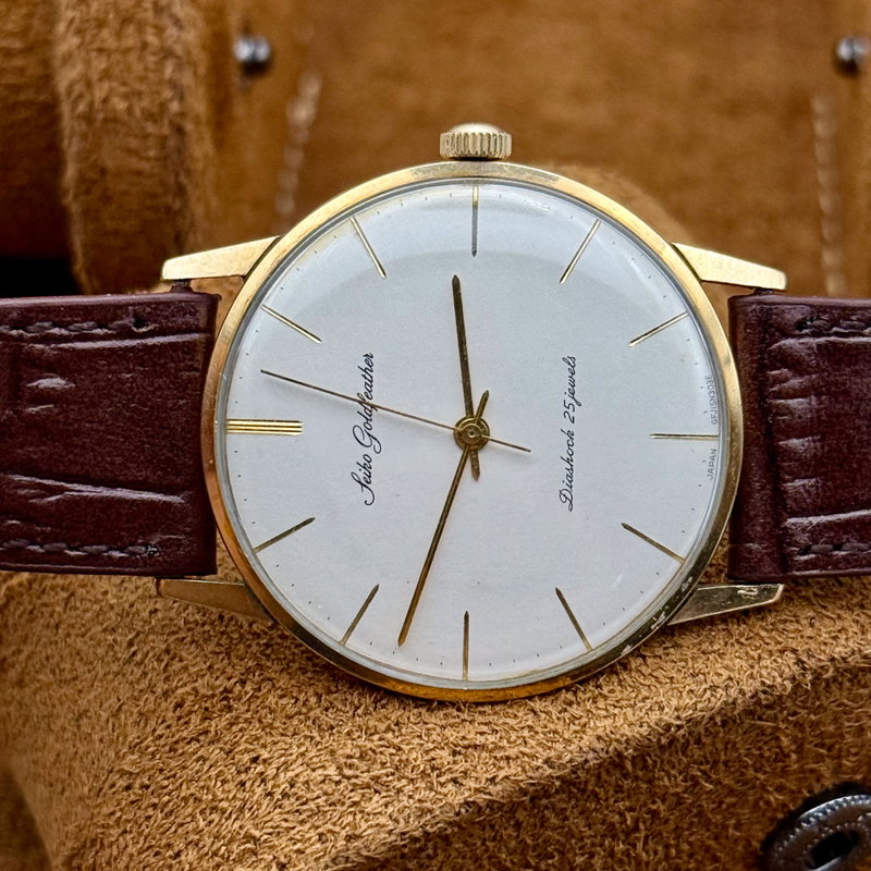 Seiko Seiko - Seiko Goldfeather "14k GOLD-FILLED" 鳳輝 (Hōki) – Phoenix Radiance - Ingen mindstepris - Men - 1961 vintage watch - image 6
