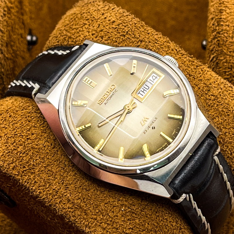 Seiko Seiko - LM (Lord Matic) "Gradient Golden Sunburst" [Near-Mint] - No Reserve Price - 5606-7310 - Men - 1973 vintage watch - image 10