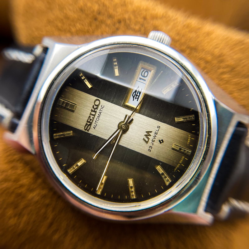 Seiko Seiko - LM (Lord Matic) "Gradient Golden Sunburst" [Near-Mint] - No Reserve Price - 5606-7310 - Men - 1973 vintage watch - image 16